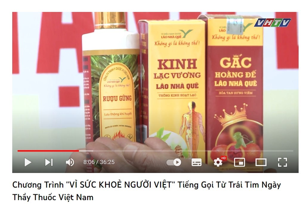 Gấc Hoàng Đế Lão Nhà Quê sản phẩm Nam dược xóa tan sưng viêm